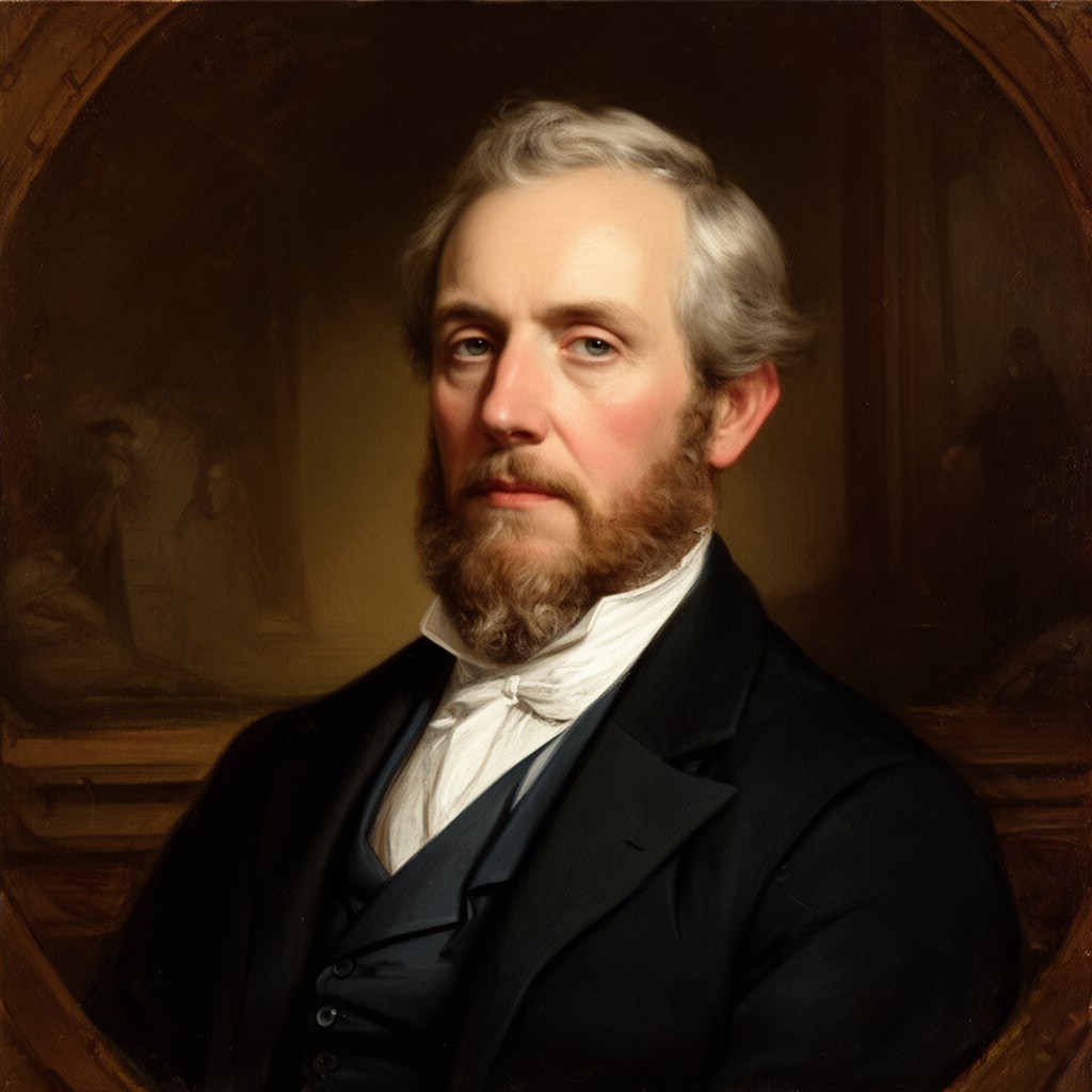 AI-generated illustration of Nicholas Biddle