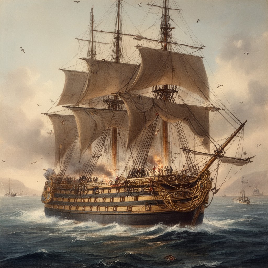 AI-generated illustration of French flagship L’Orient
