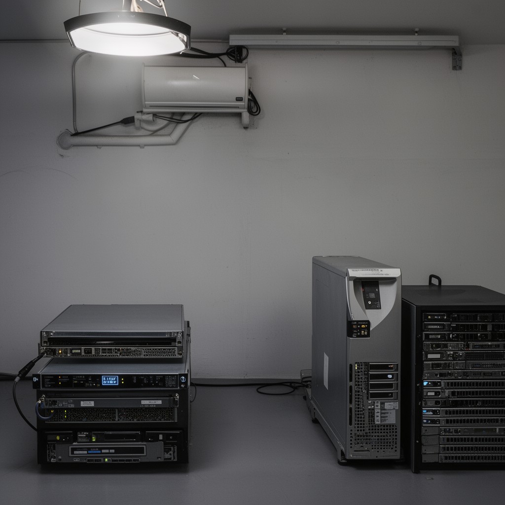 AI-generated illustration of Serial Attached SCSI