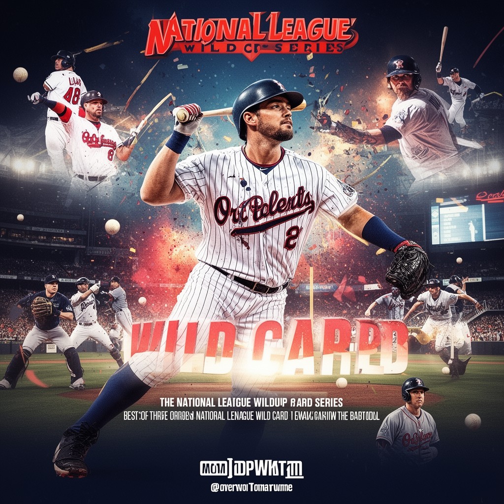 AI-generated illustration of National League Wild Card Series