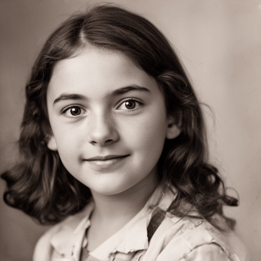 AI-generated illustration of Margot Frank