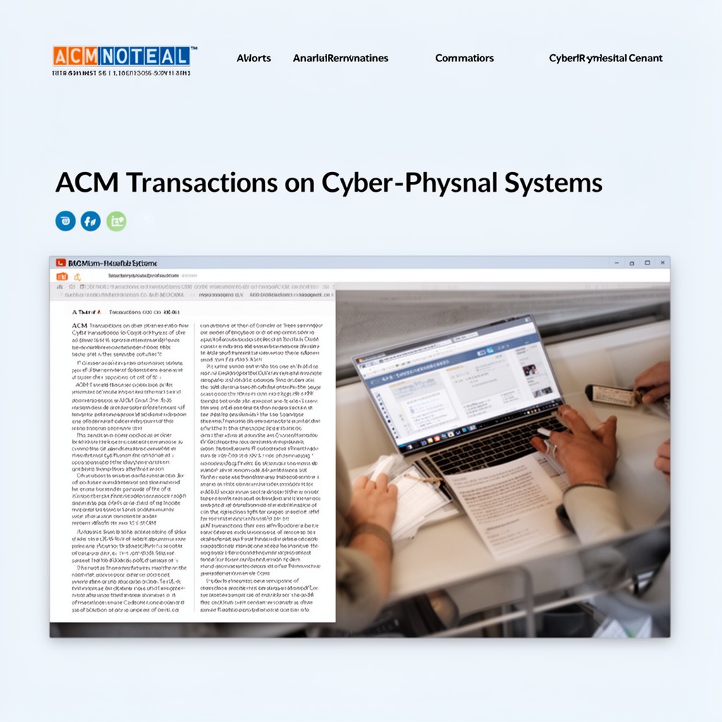 AI-generated illustration of ACM Transactions on Cyber-Physical Systems