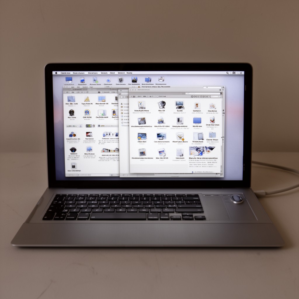 AI-generated illustration of Classic Mac OS