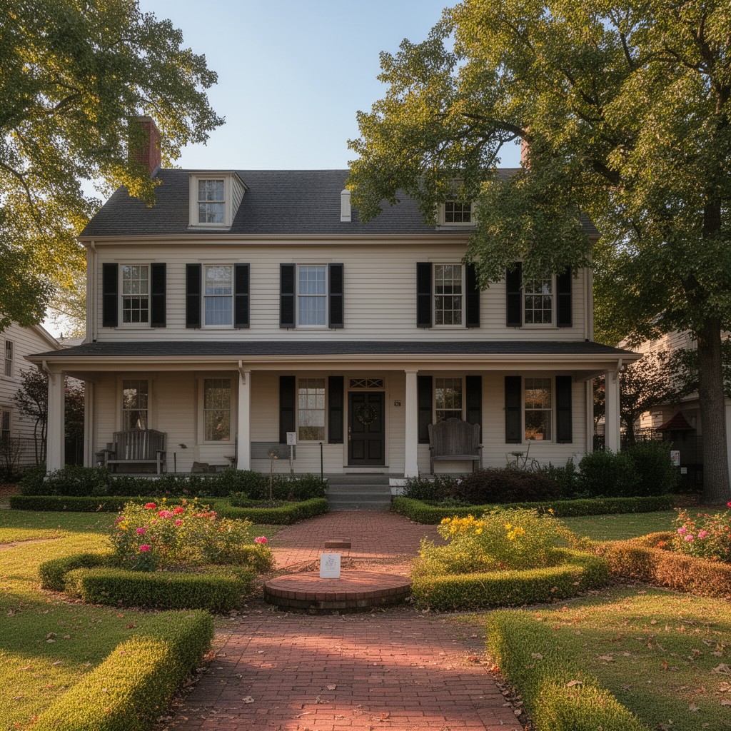 AI-generated illustration of Lincoln Home National Historic Site