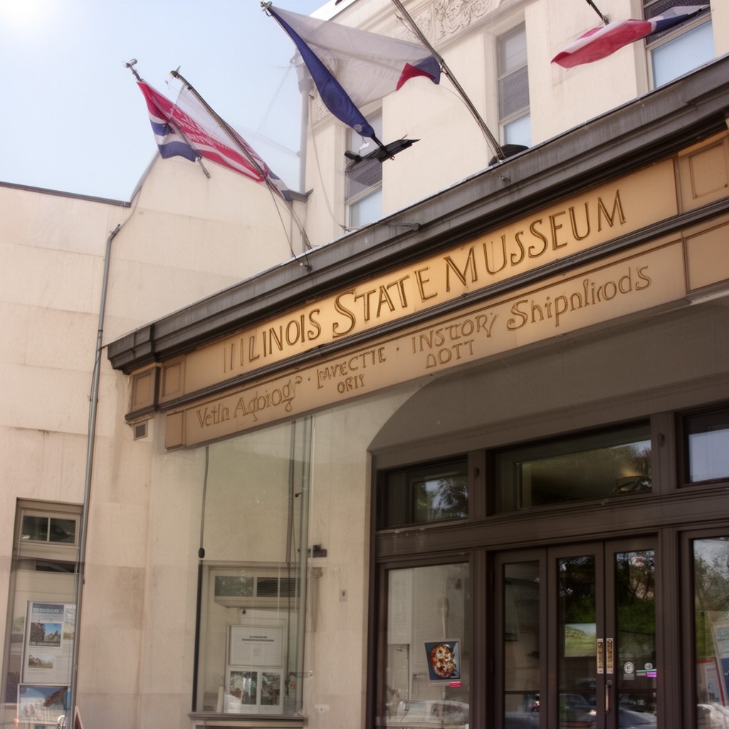 AI-generated illustration of Illinois State Museum