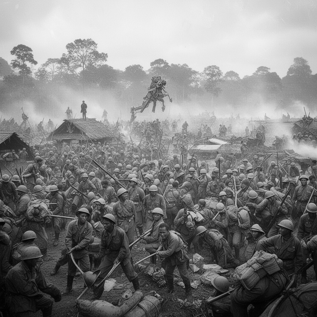 AI-generated illustration of Battle of Imphal