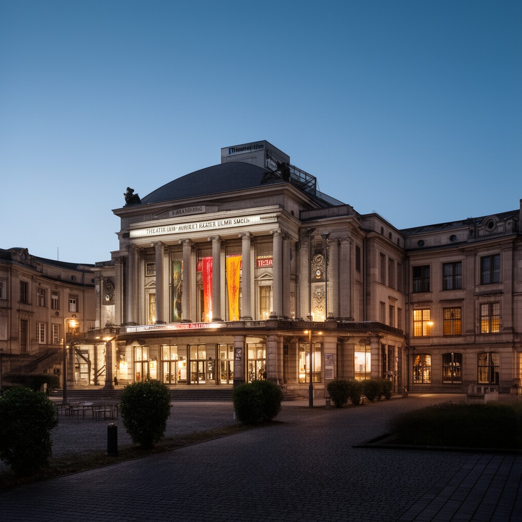 AI-generated illustration of Theater Ulm