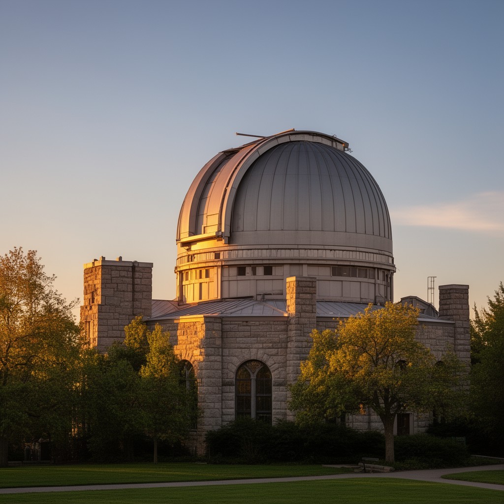 AI-generated illustration of Goodsell Observatory