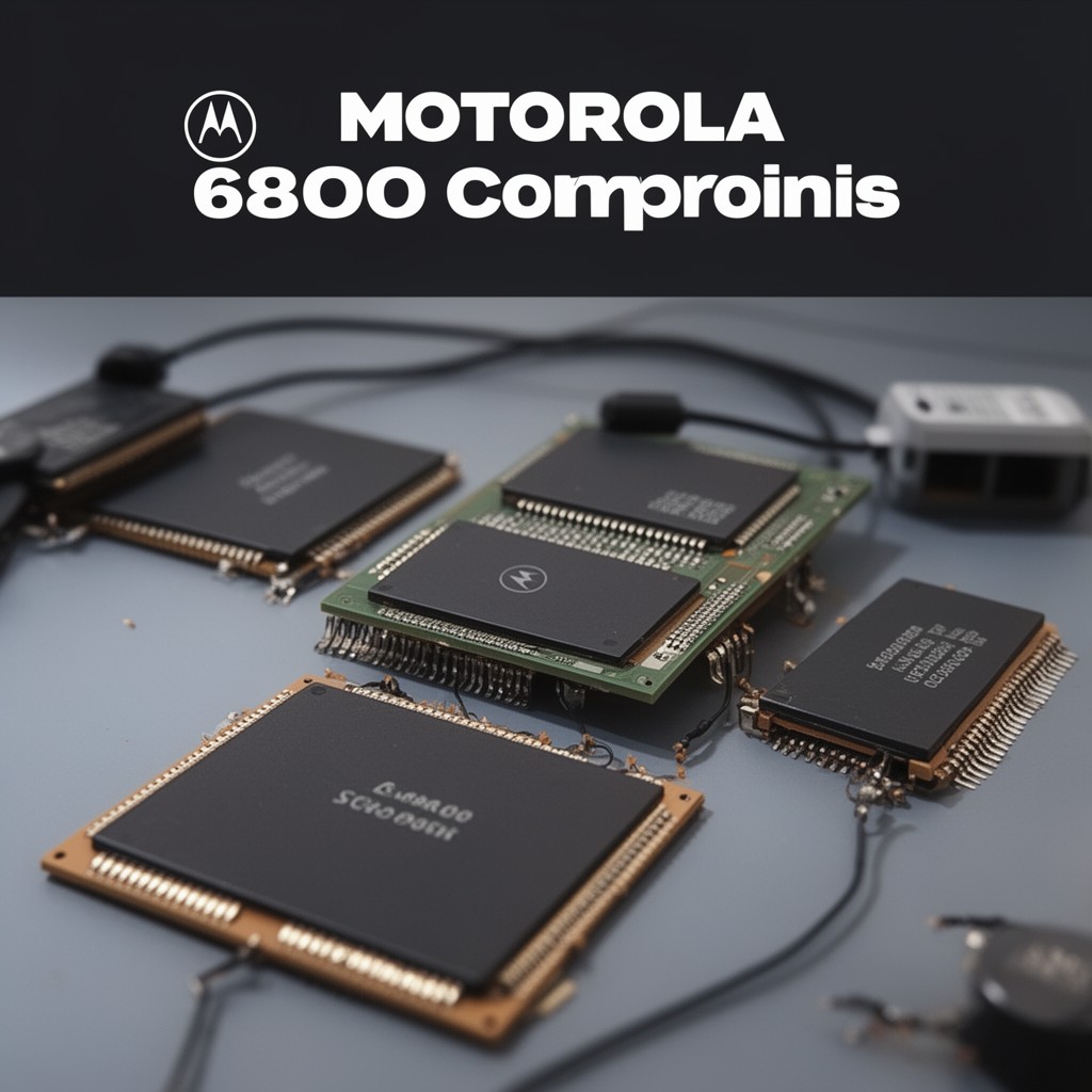AI-generated illustration of Motorola 68000 family