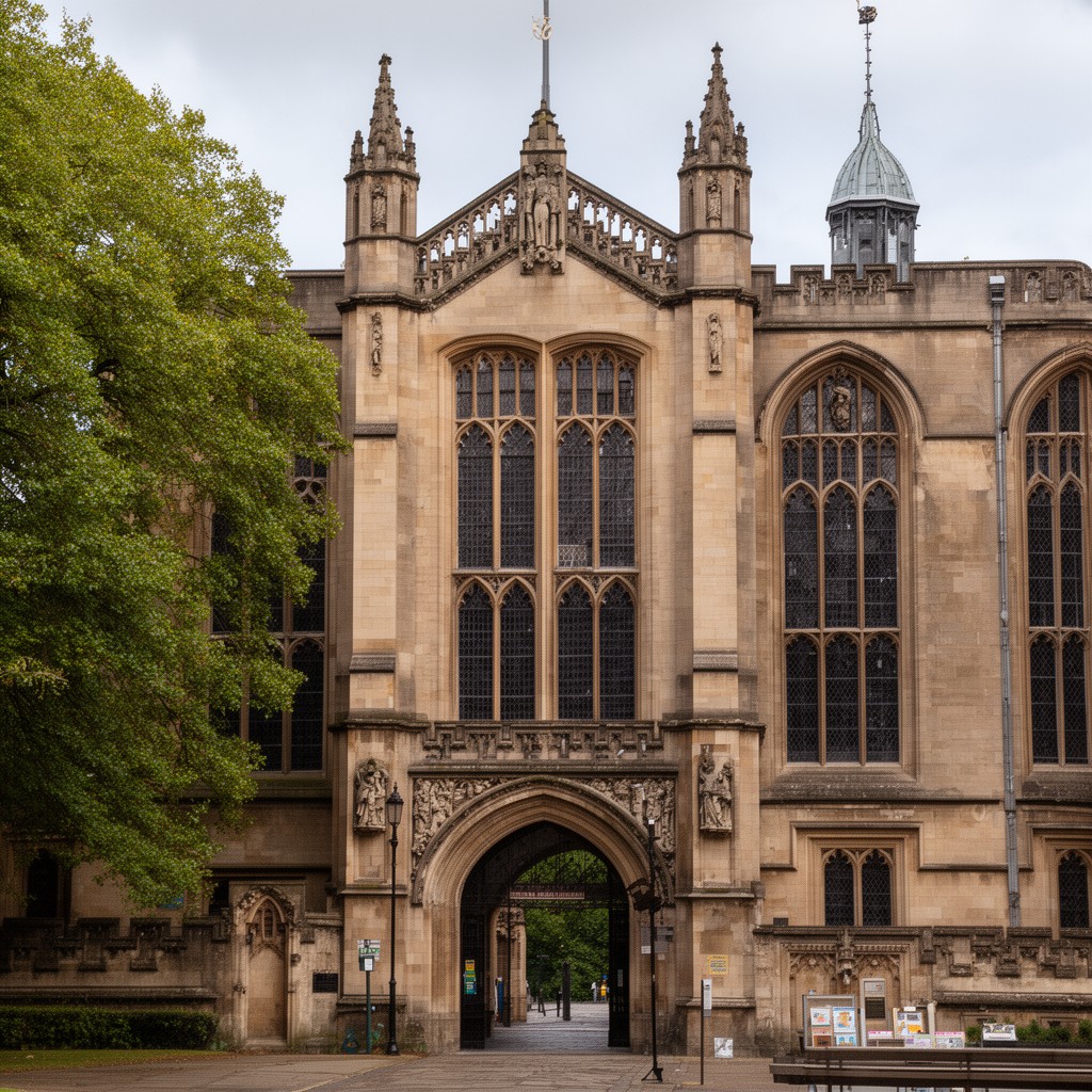 AI-generated illustration of Durham University Library and Collections