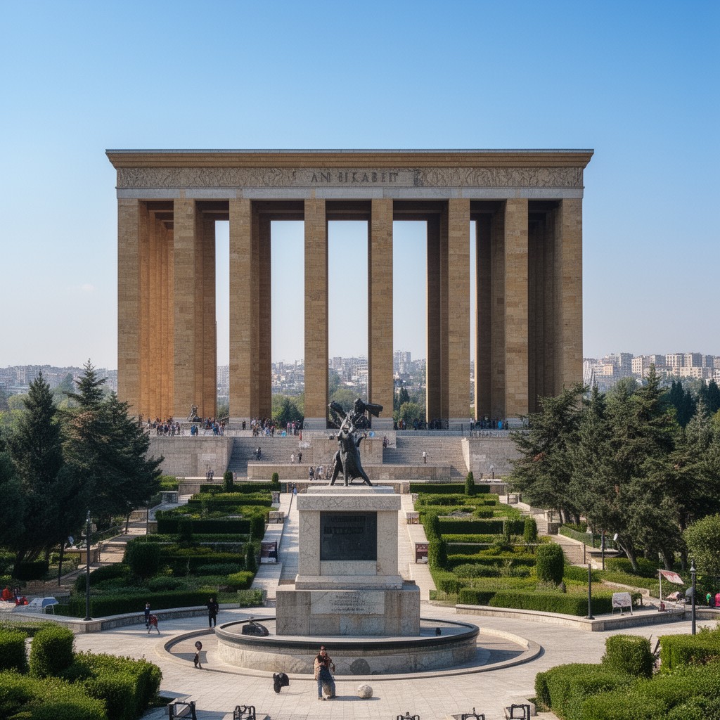 AI-generated illustration of Anıtkabir