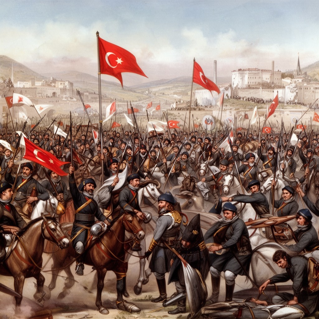 AI-generated illustration of Ottoman Army
