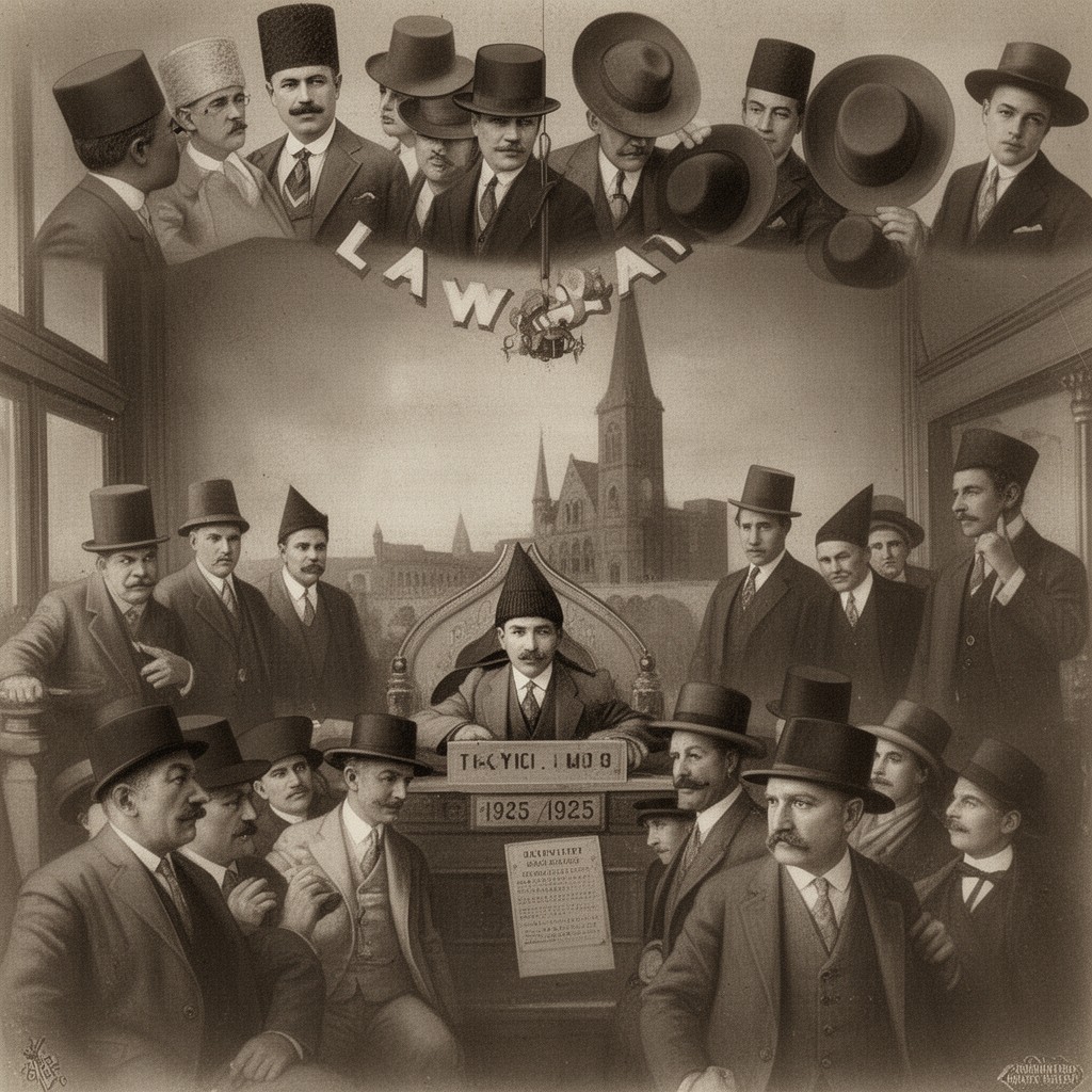 AI-generated illustration of Hat Law of 1925