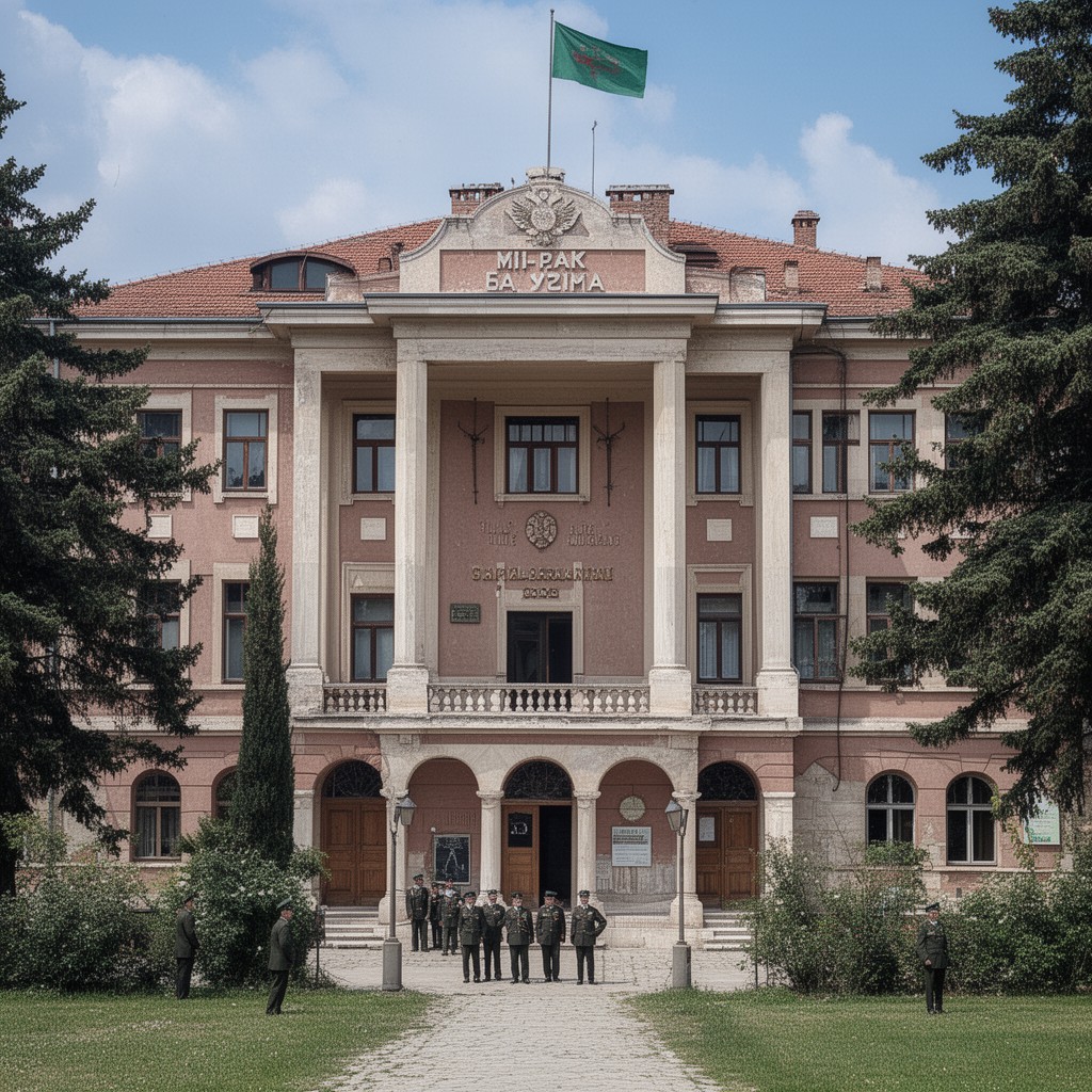 AI-generated illustration of Monastir Military High School