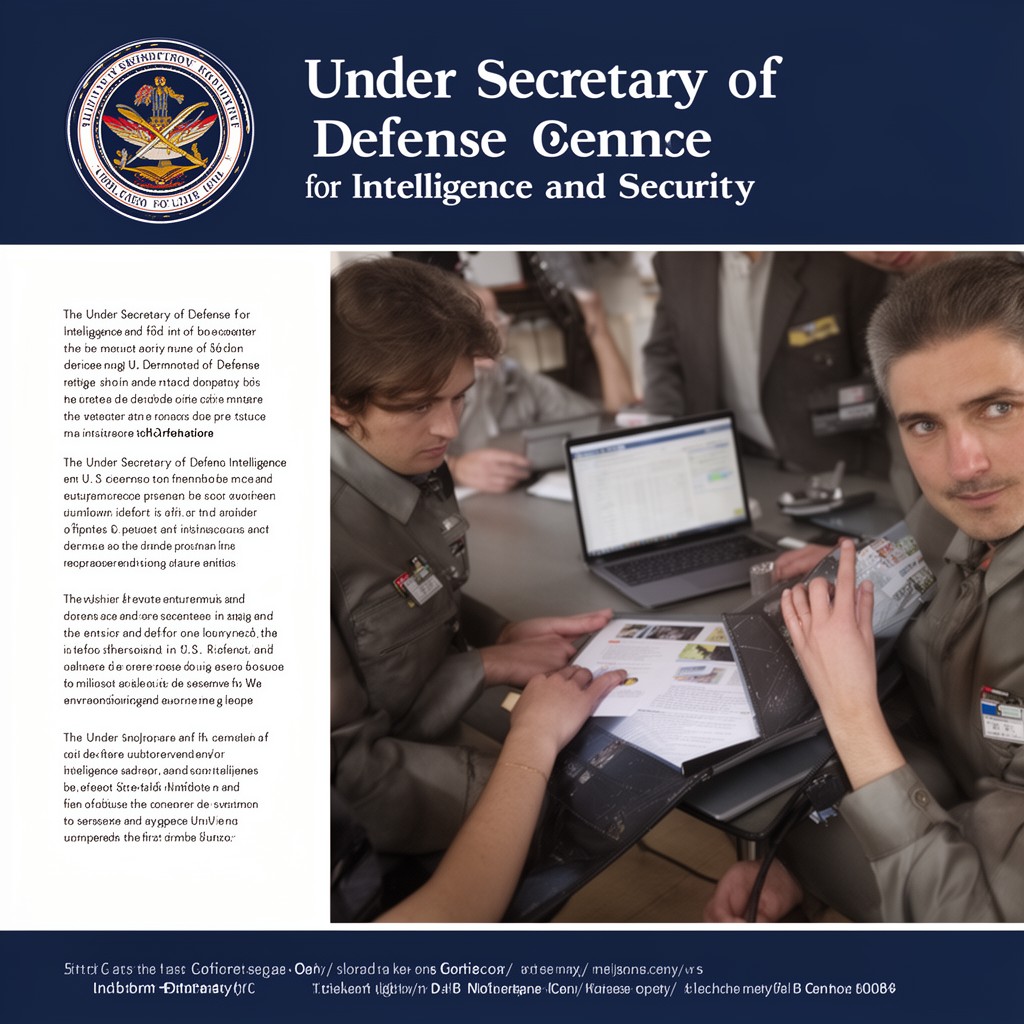 AI-generated illustration of Under Secretary of Defense for Intelligence and Security