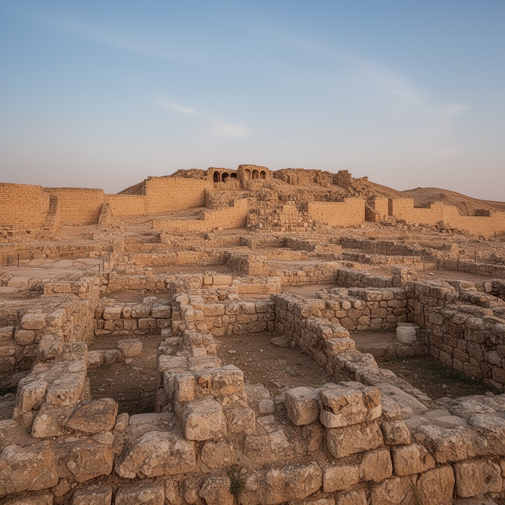 AI-generated illustration of Masada