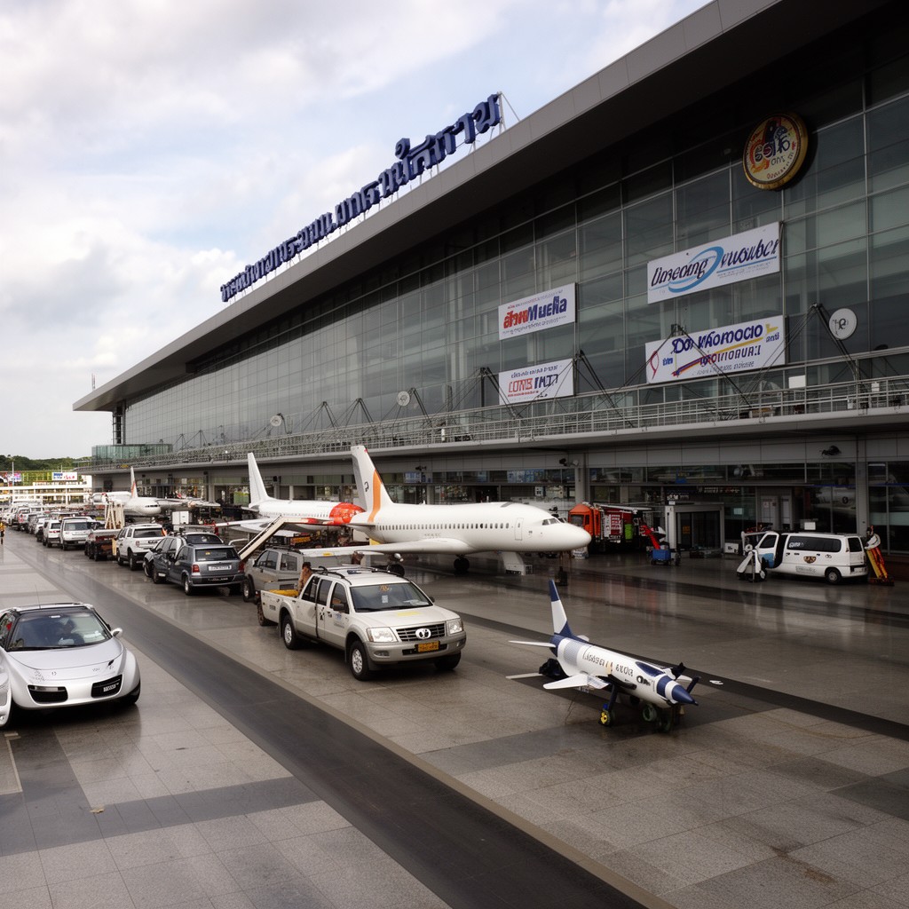 AI-generated illustration of Don Mueang International Airport