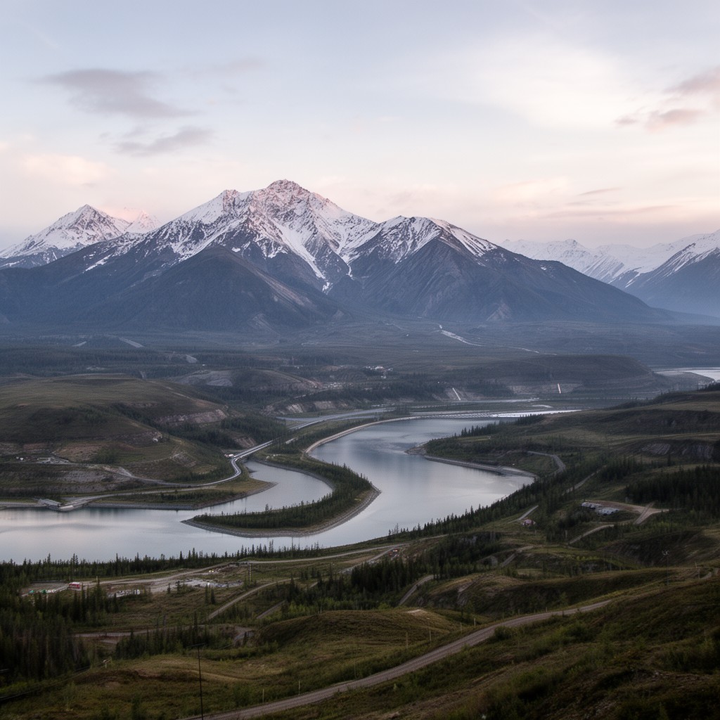 AI-generated illustration of Asia/Yakutsk