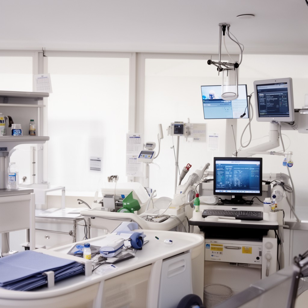 AI-generated illustration of IHE Patient Care Device profiles