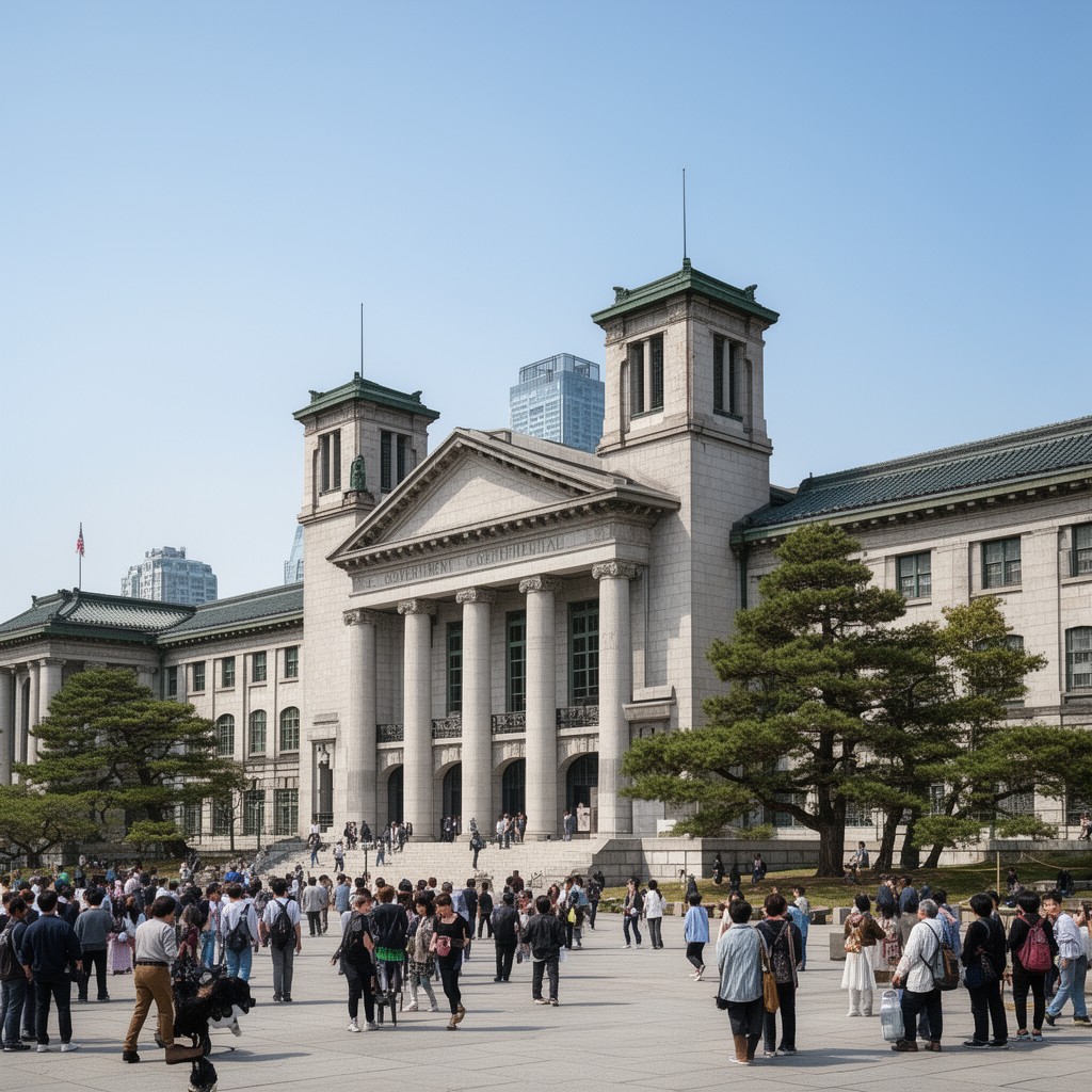 AI-generated illustration of Government-General Building