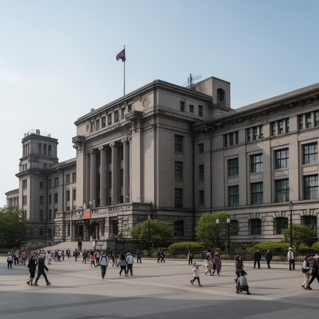 AI-generated illustration of Government-General Building in Seoul