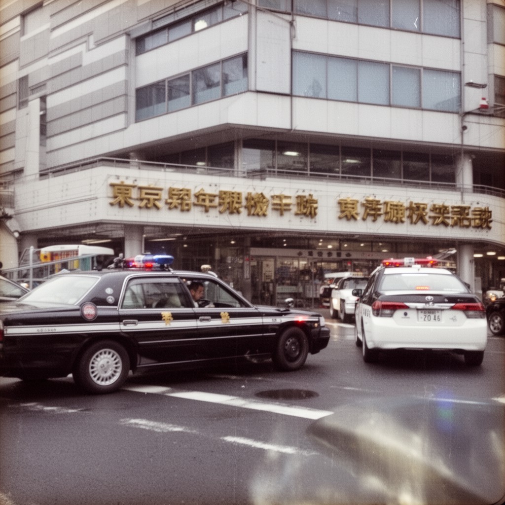 AI-generated illustration of Tokyo Metropolitan Police Department
