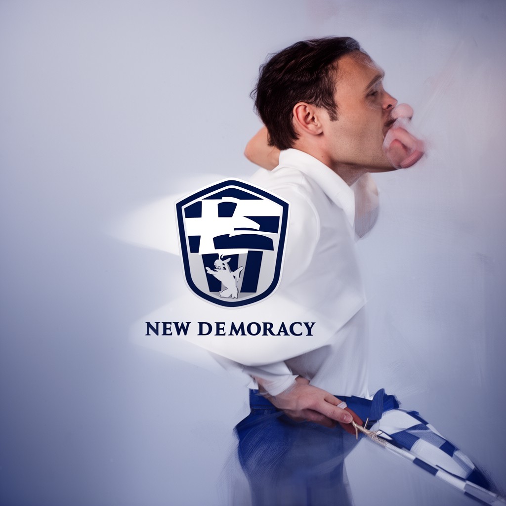 AI-generated illustration of New Democracy