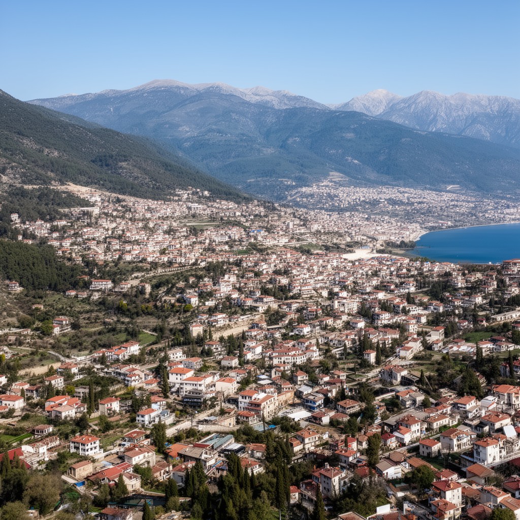 AI-generated illustration of Northern Greece