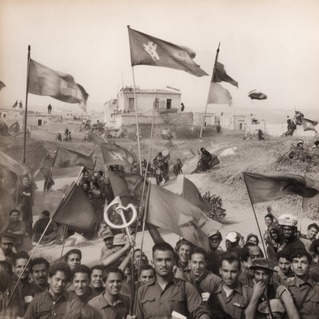 AI-generated illustration of EAM (National Liberation Front)