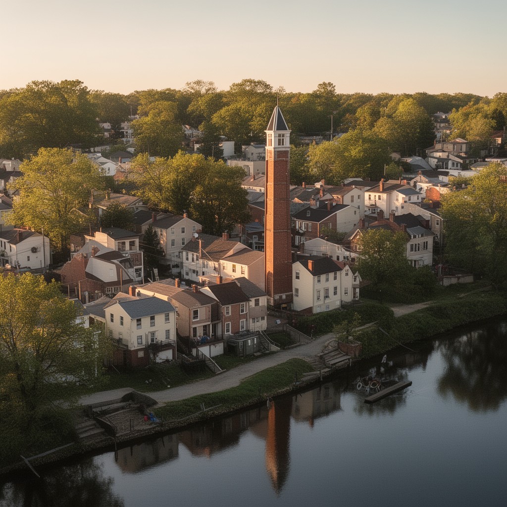 AI-generated illustration of Bladensburg, Maryland