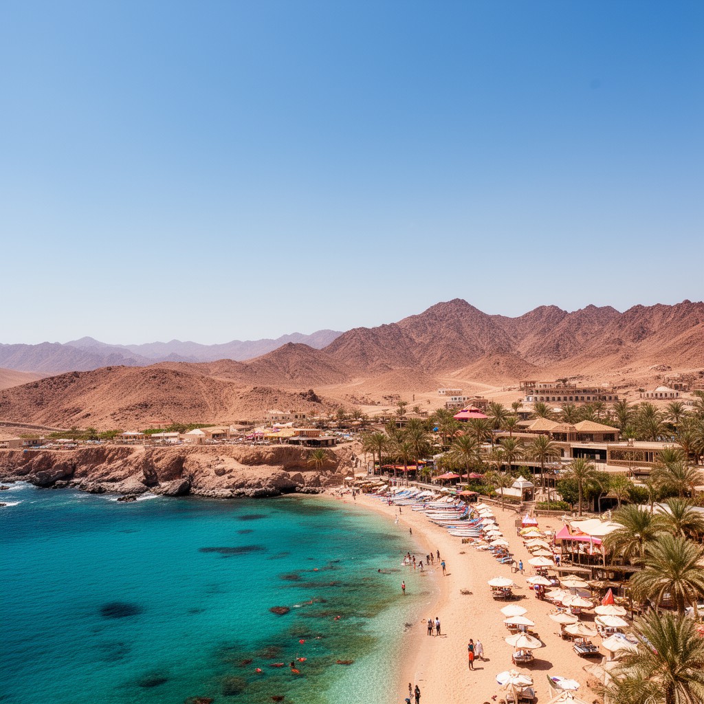 AI-generated illustration of Sharm El Sheikh