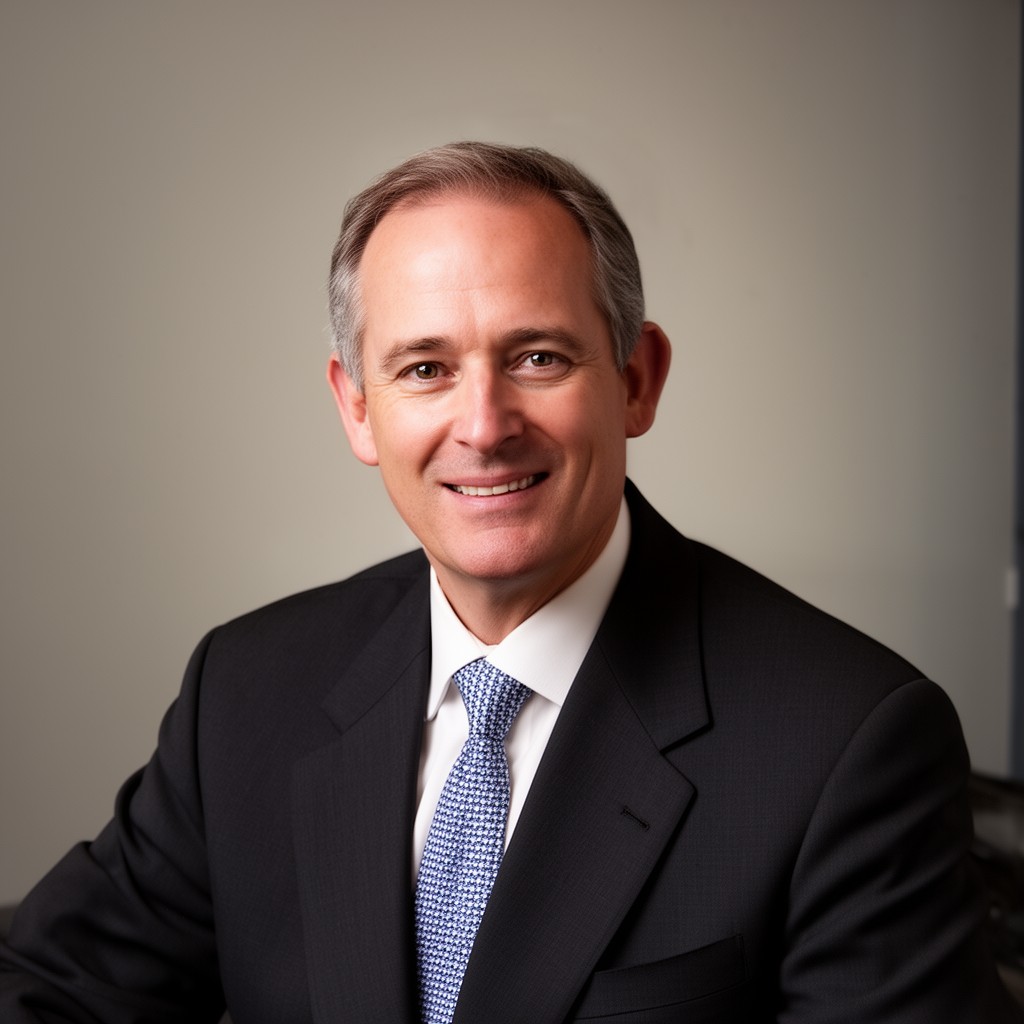AI-generated illustration of George A. Perkins