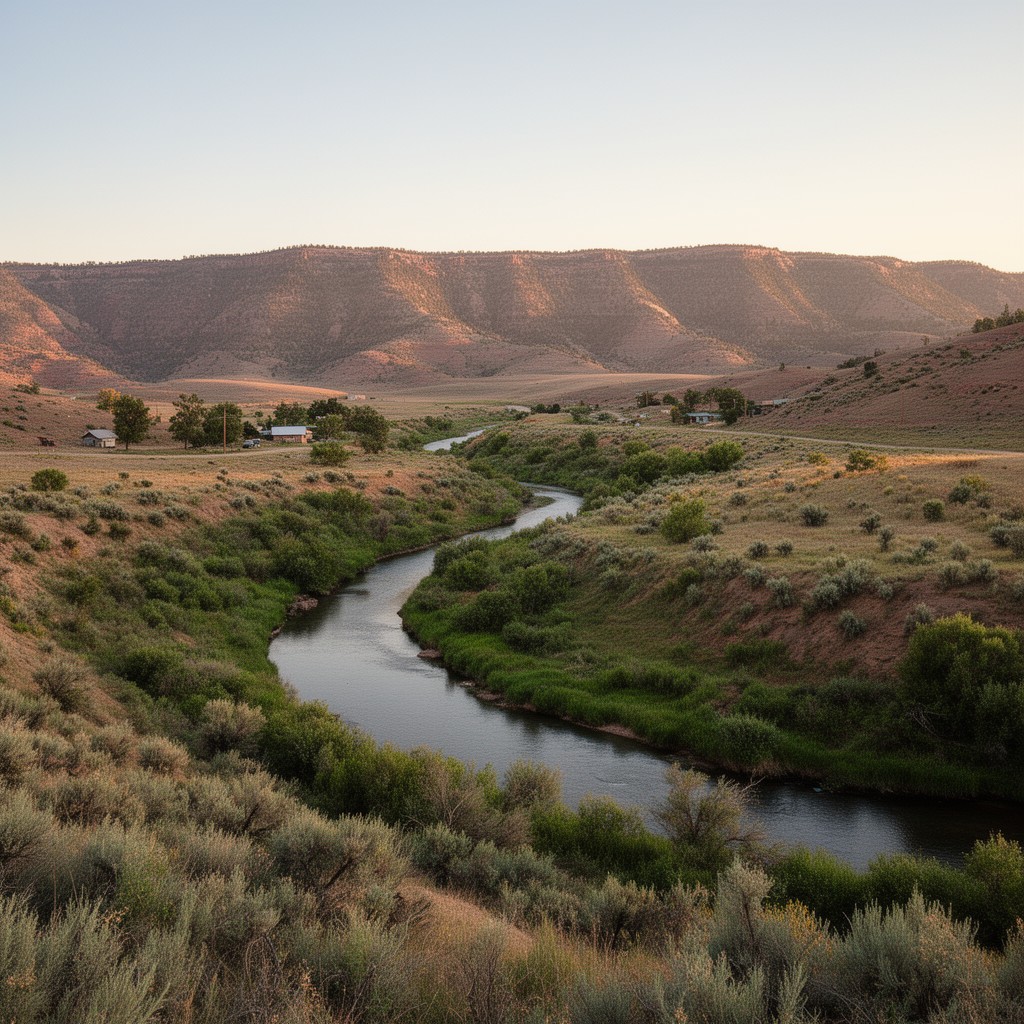 AI-generated illustration of Salt Creek, Colorado