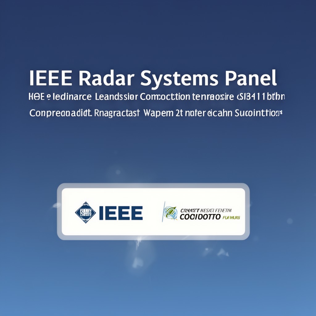 AI-generated illustration of IEEE Radar Systems Panel