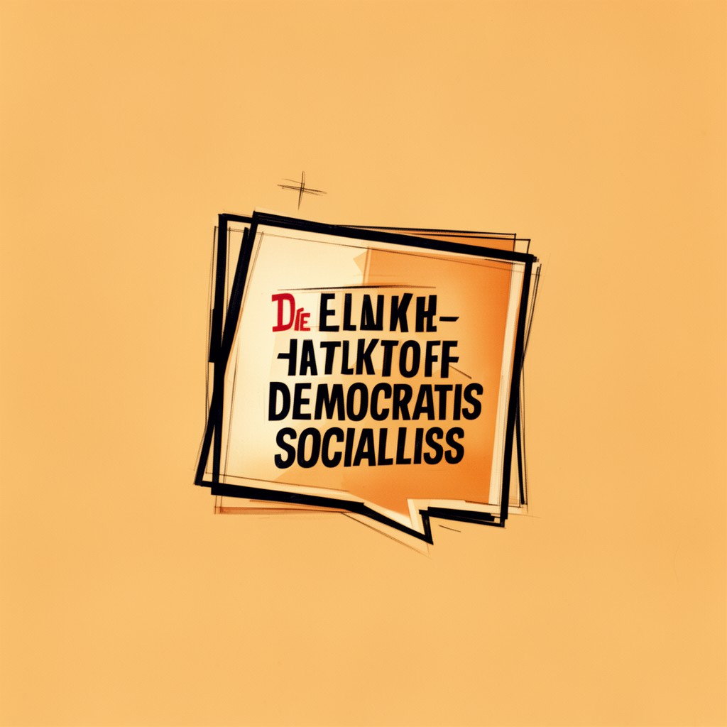 AI-generated illustration of Party of Democratic Socialism (Germany)