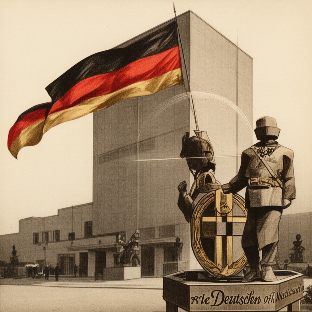 AI-generated illustration of National Front of the German Democratic Republic