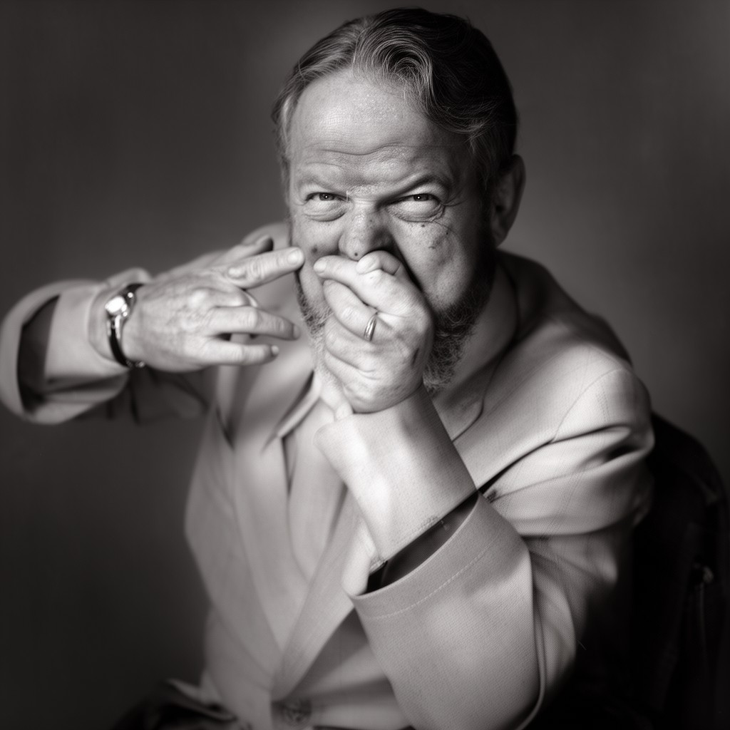 AI-generated illustration of Herman Wouk Hellman