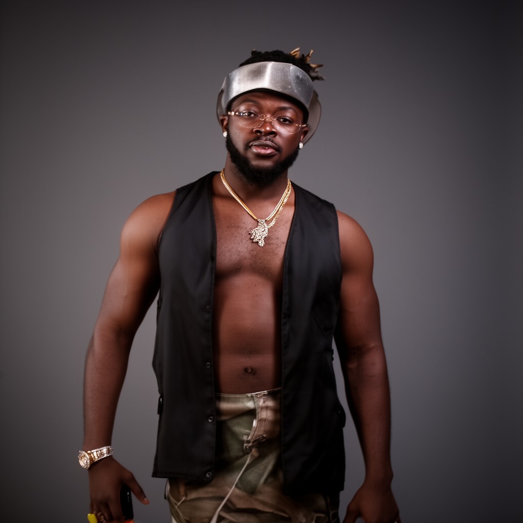 AI-generated illustration of Olamide