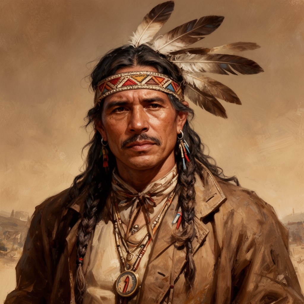 AI-generated illustration of Black Hawk