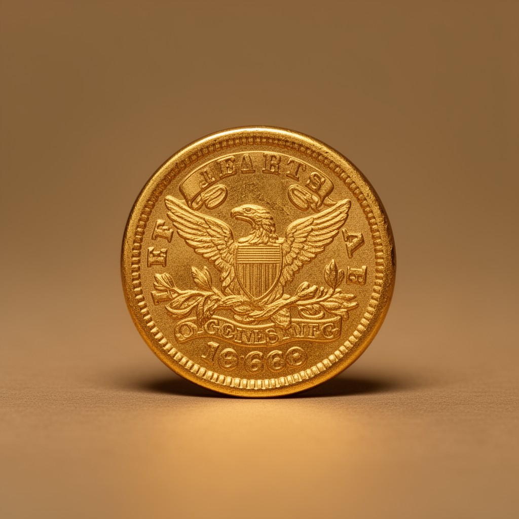 AI-generated illustration of gold dollar