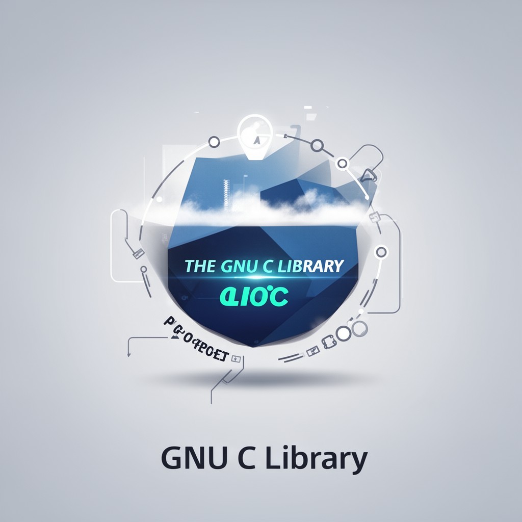 AI-generated illustration of GNU C Library