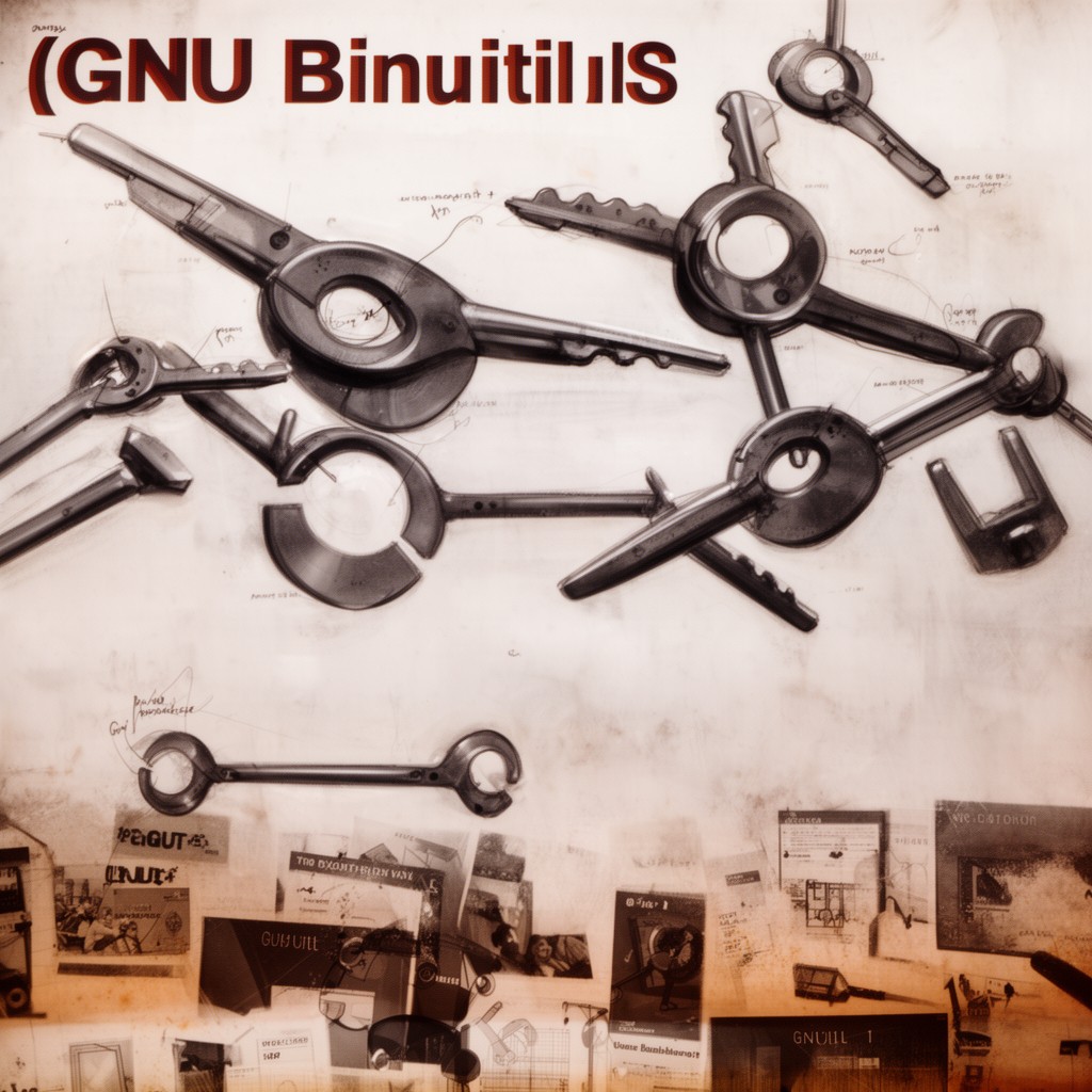 AI-generated illustration of GNU Binutils