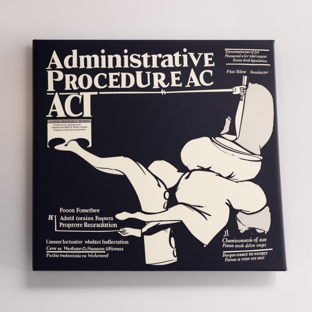 AI-generated illustration of Administrative Procedure Act