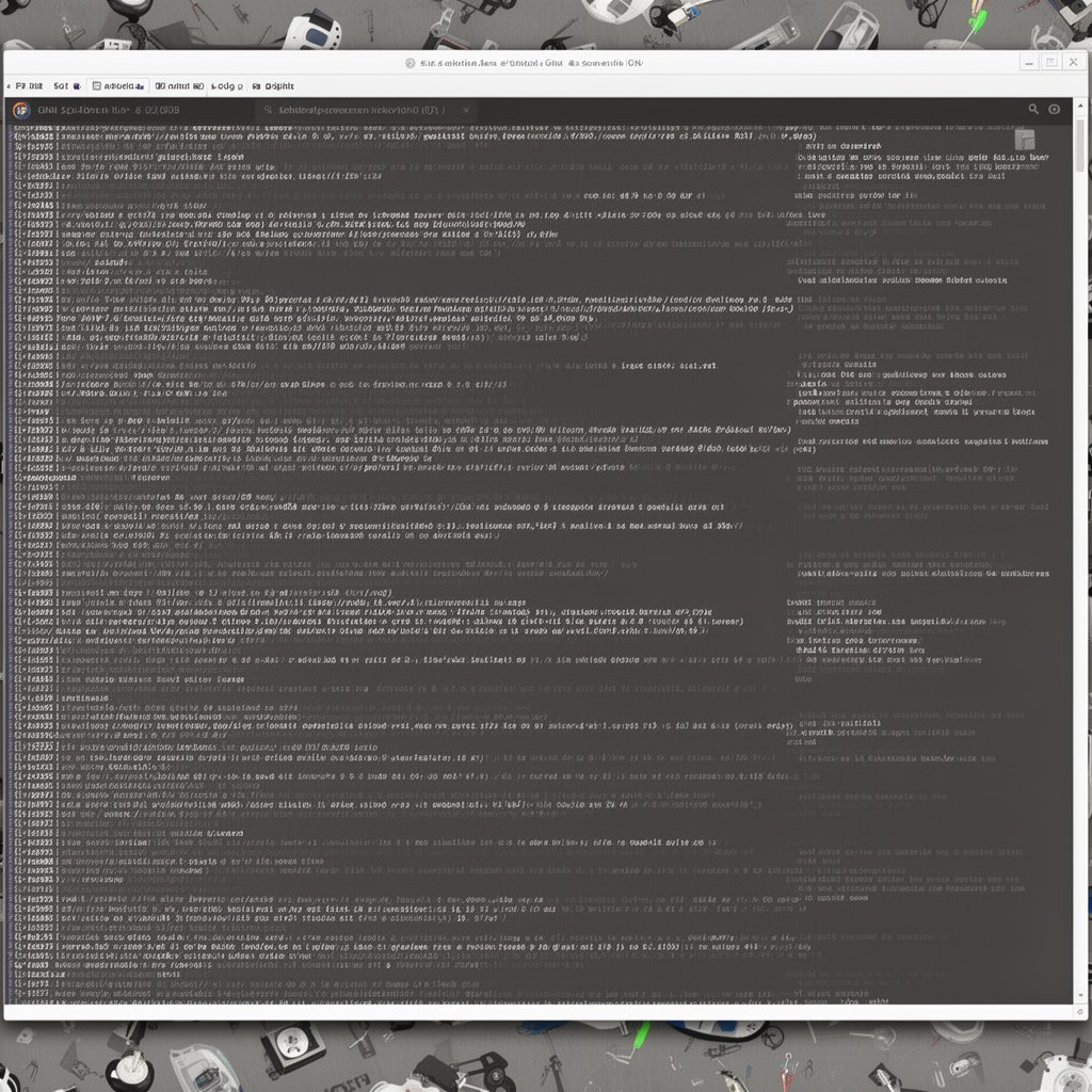 AI-generated illustration of GNU Screen
