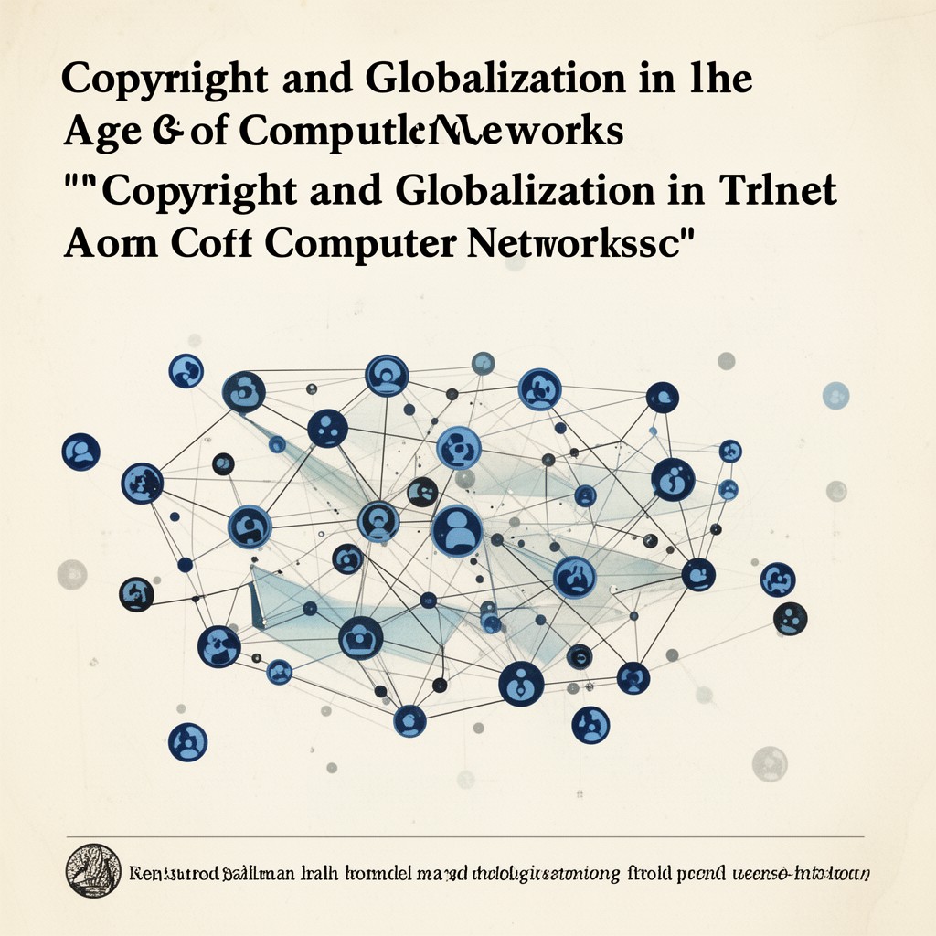 AI-generated illustration of Copyright and Globalization in the Age of Computer Networks