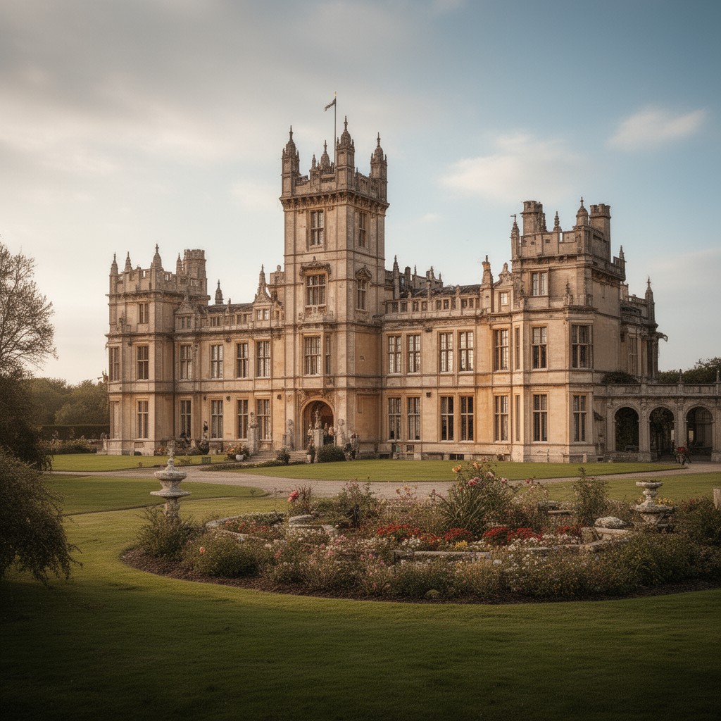 AI-generated illustration of Downton Abbey