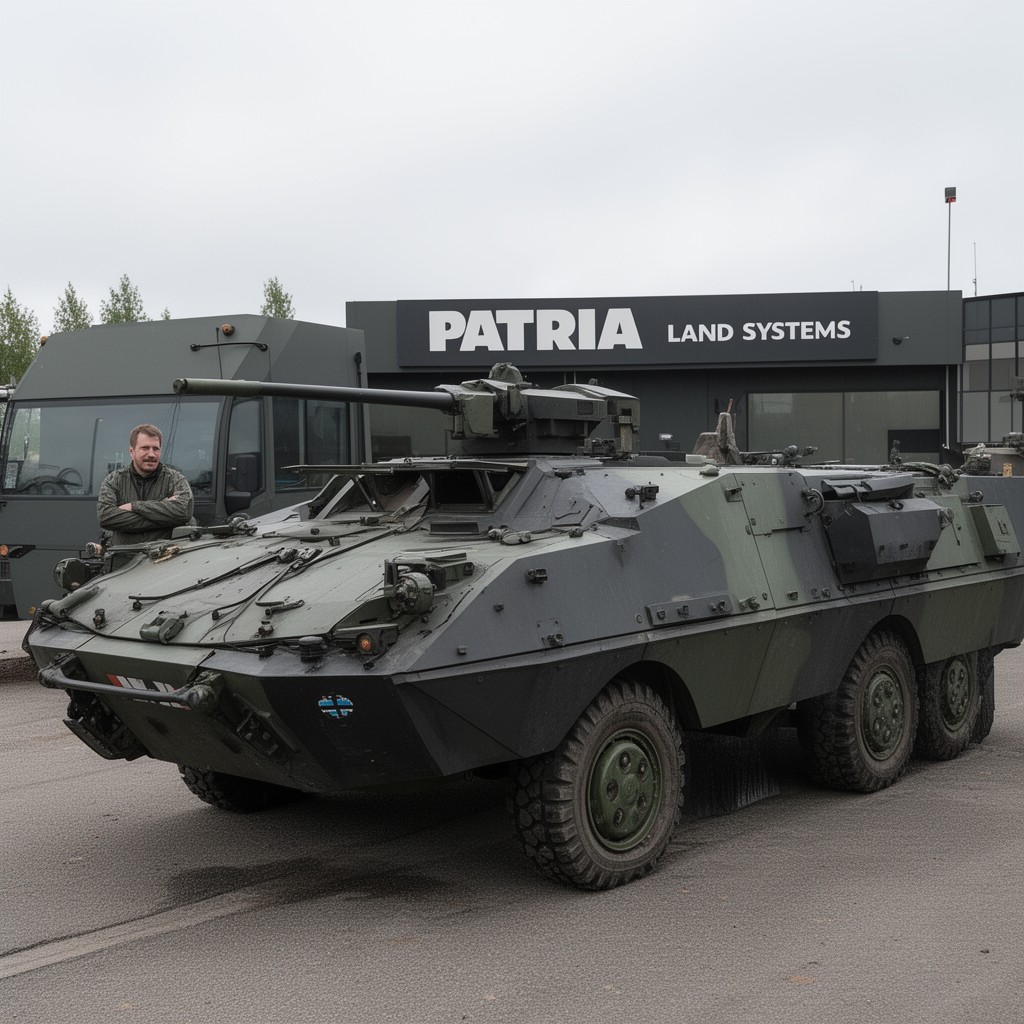 AI-generated illustration of Patria Land Systems