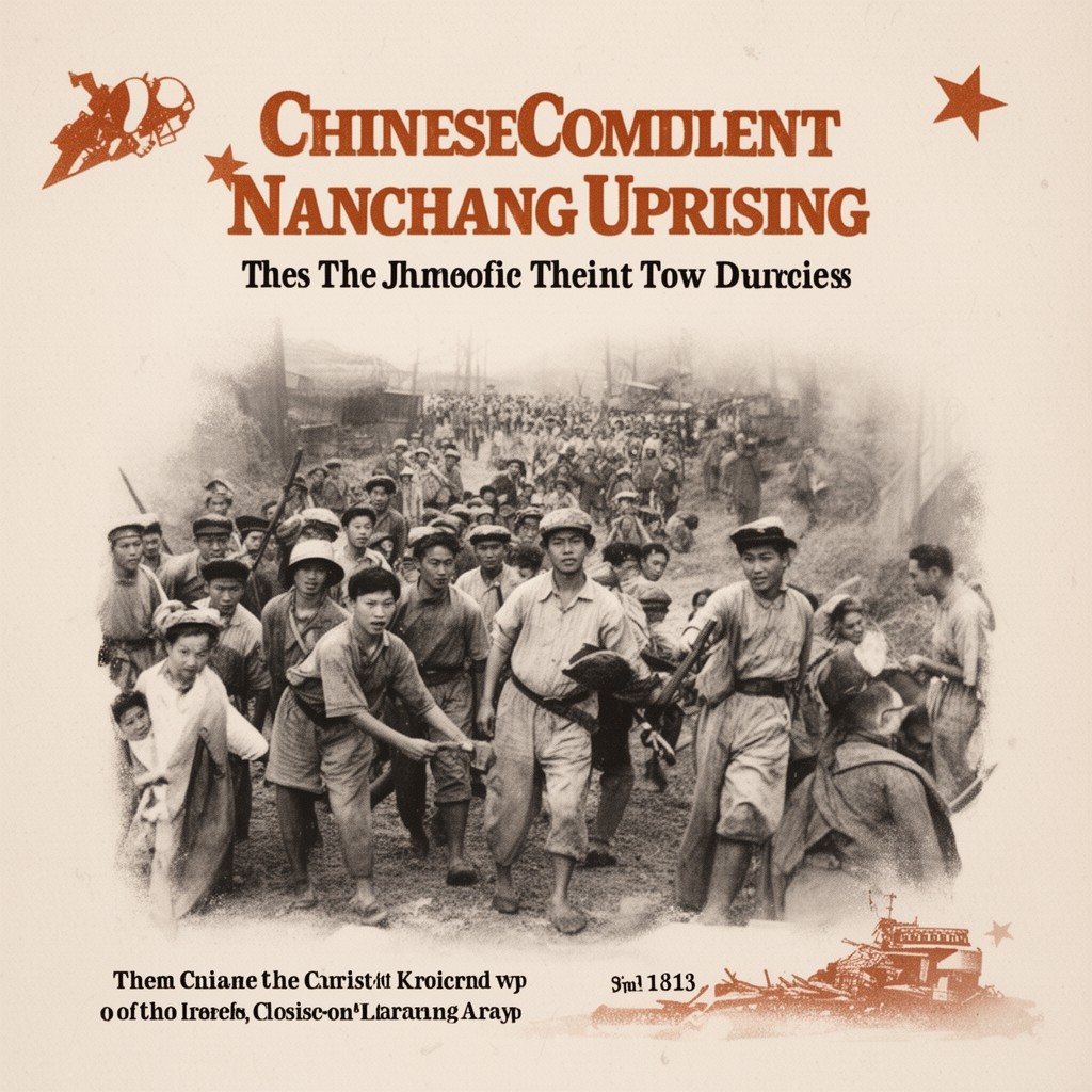 AI-generated illustration of Nanchang Uprising