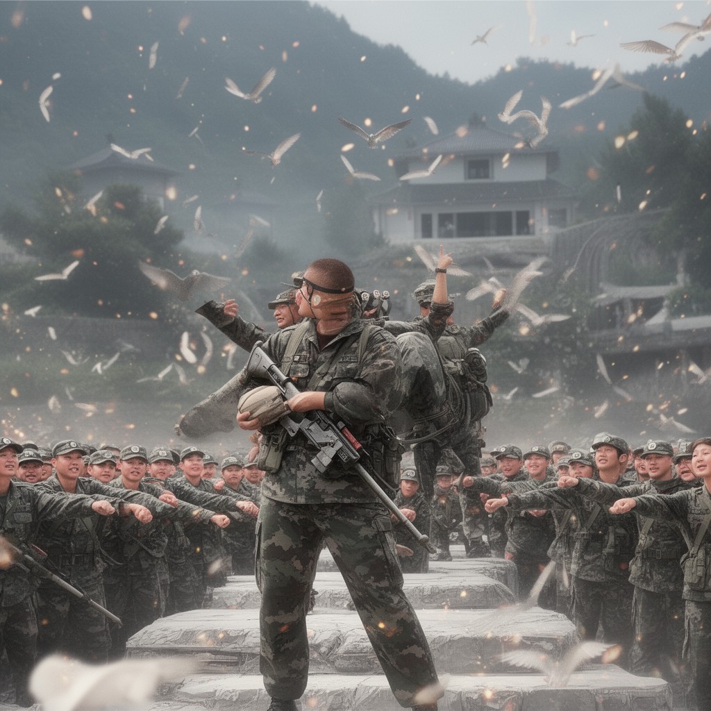 AI-generated illustration of Army Day