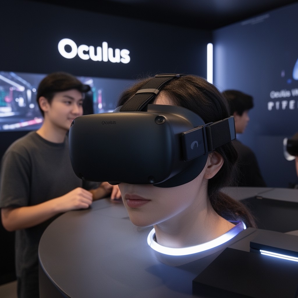 AI-generated illustration of Oculus VR